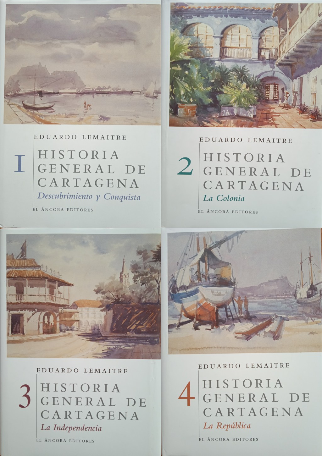 Eduardo Lemaitre. Historia general de Cartagena. El Áncora Editores, Bogotá : 2011 [première édition, Bogotá :&nbsp;1983]